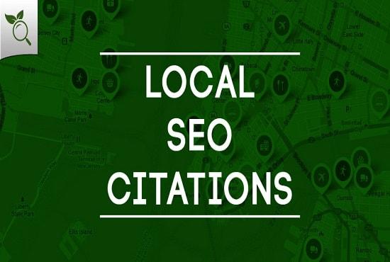 I will do 30 top live local citations for any country