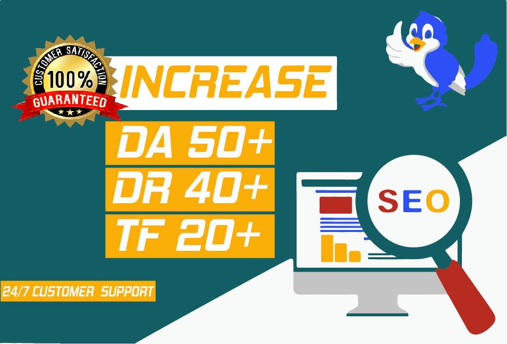 I will increase DA 50 DR 40 plus and TF 20 plus 