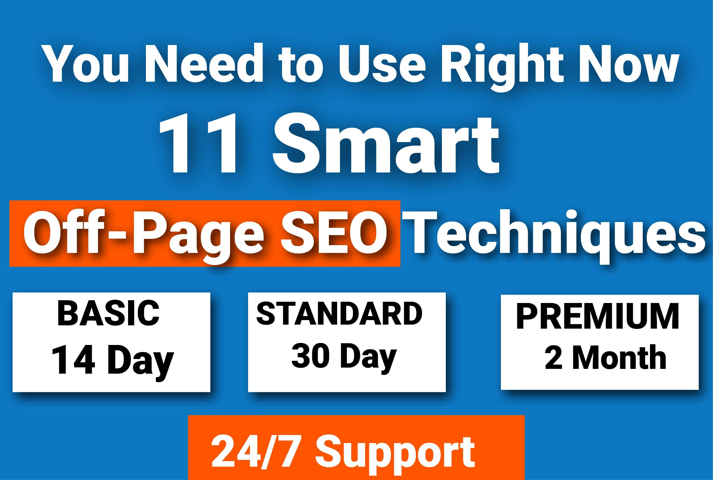 I will build 11 smarts off page SEO techniques you need to use right now