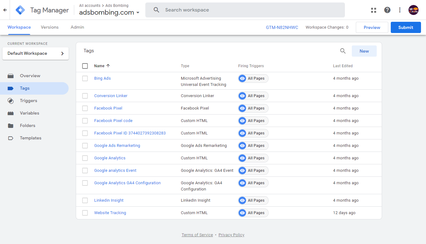 I will setup or fix google tag manager 430 tag right now