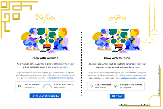 I will do youtube promotion untill requirements completed