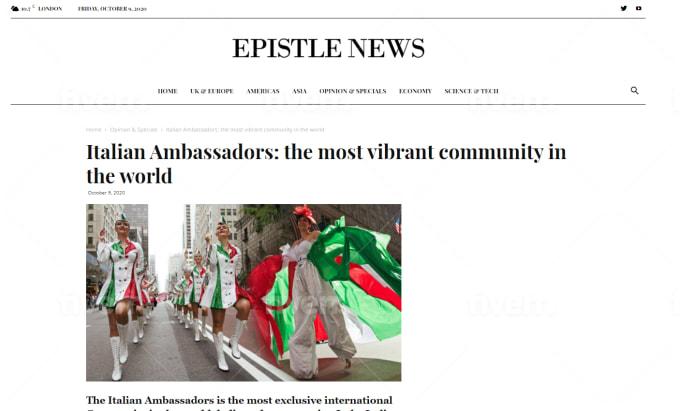 I will publish your article or press release on a reputed news website