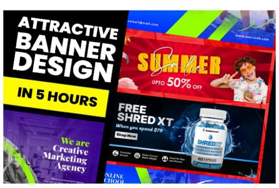 I will design creative web banners, social media banner and post