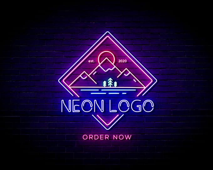 I will design 2 neon logo in just 24 hours