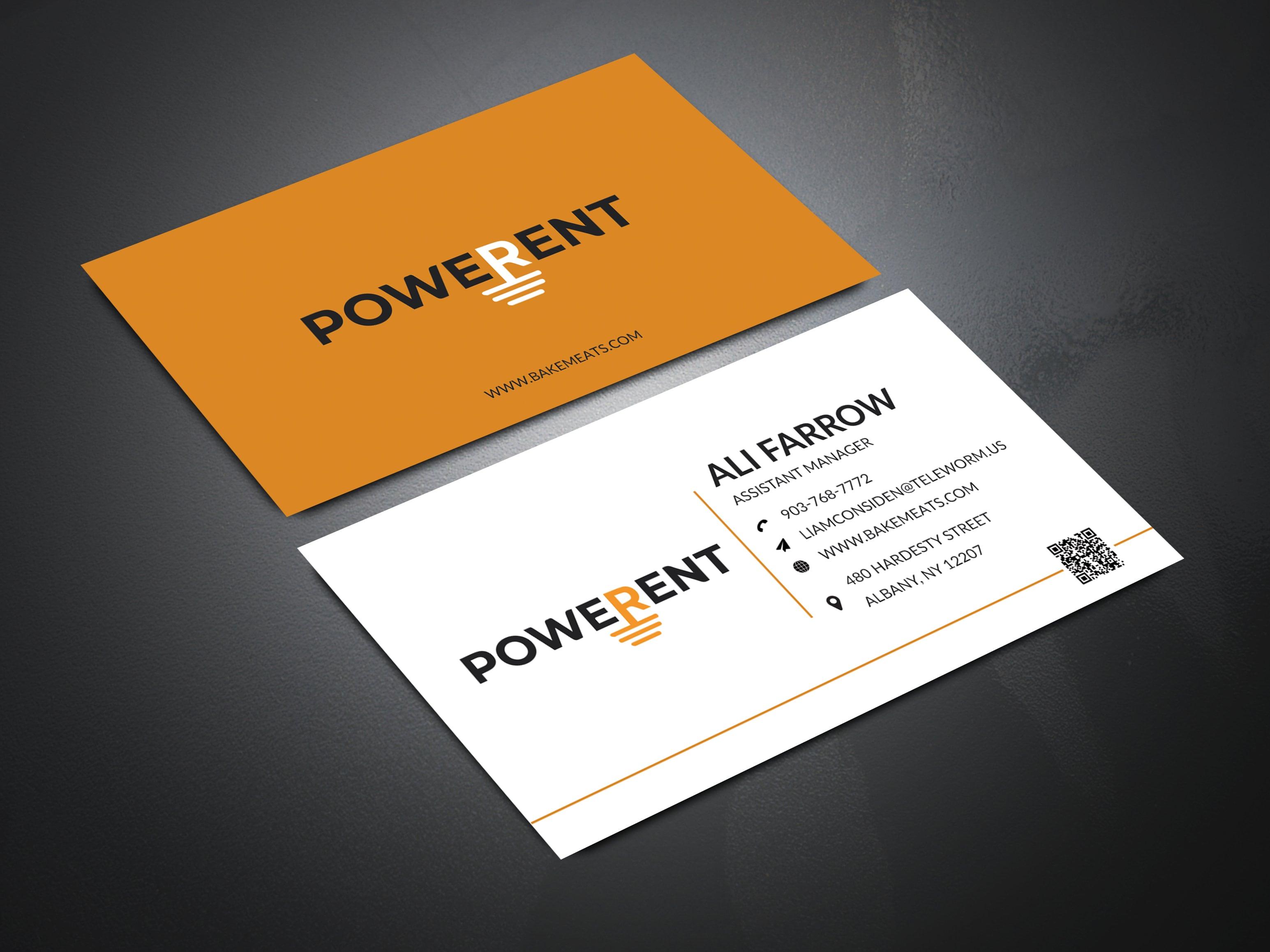 Minimalistic And Elegant Business Card Design