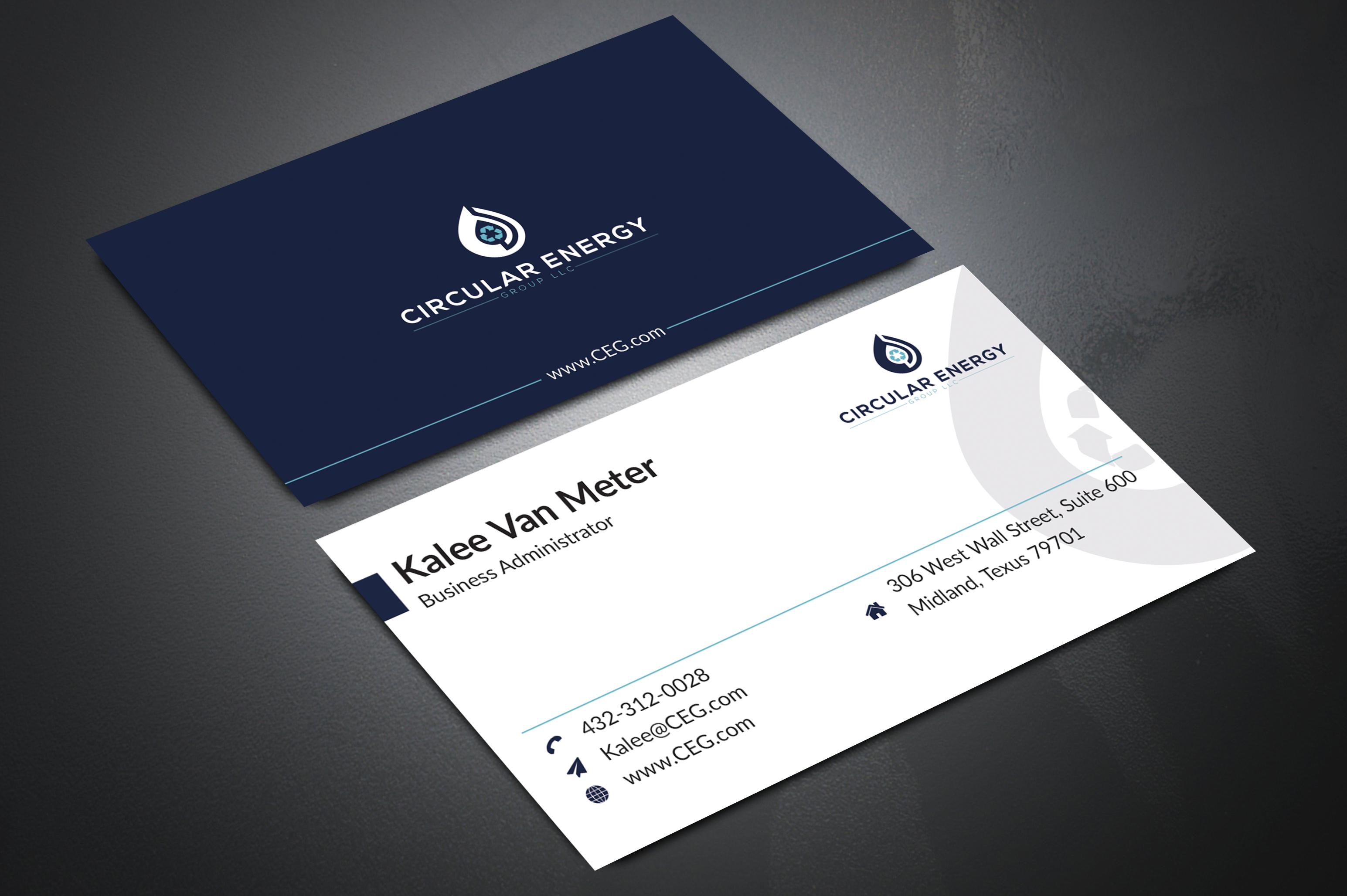 Minimalistic And Elegant Business Card Design