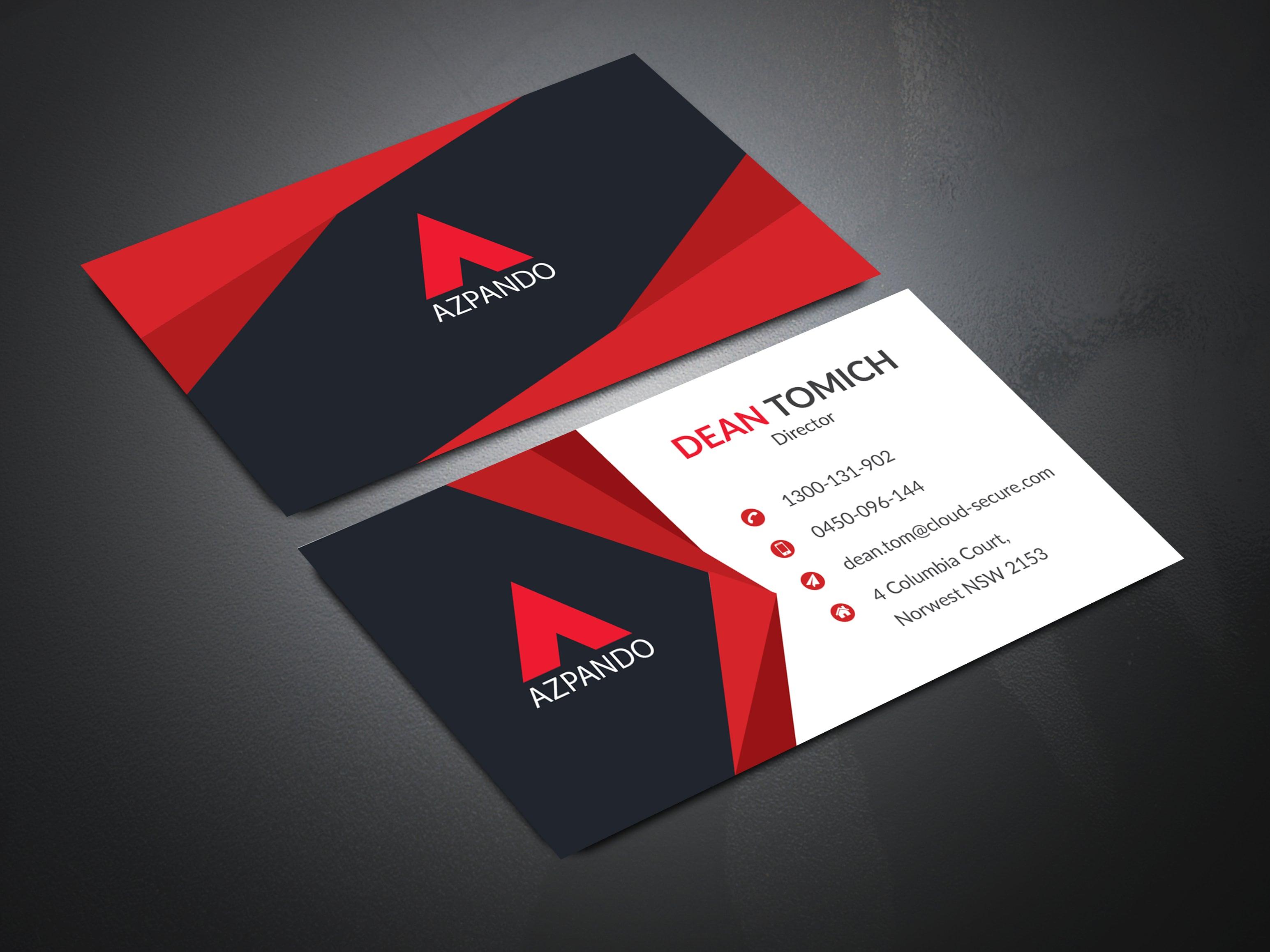 Minimalistic And Elegant Business Card Design