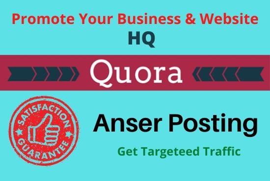 Boost Your Business & Website Traffic With 10 Quora Answers