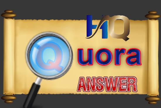 I will provide 10 High Quality Quora answers and URL