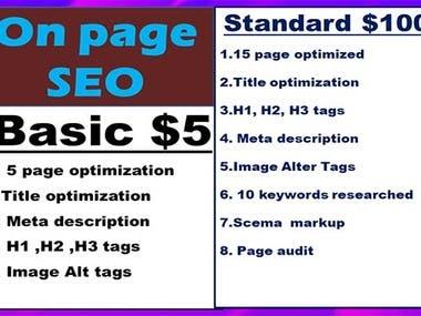 We will do wordpress on page seo to rank your website with yoast plugin 