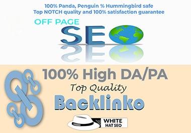 I will create unique domain 41 High authority profile backlinks 