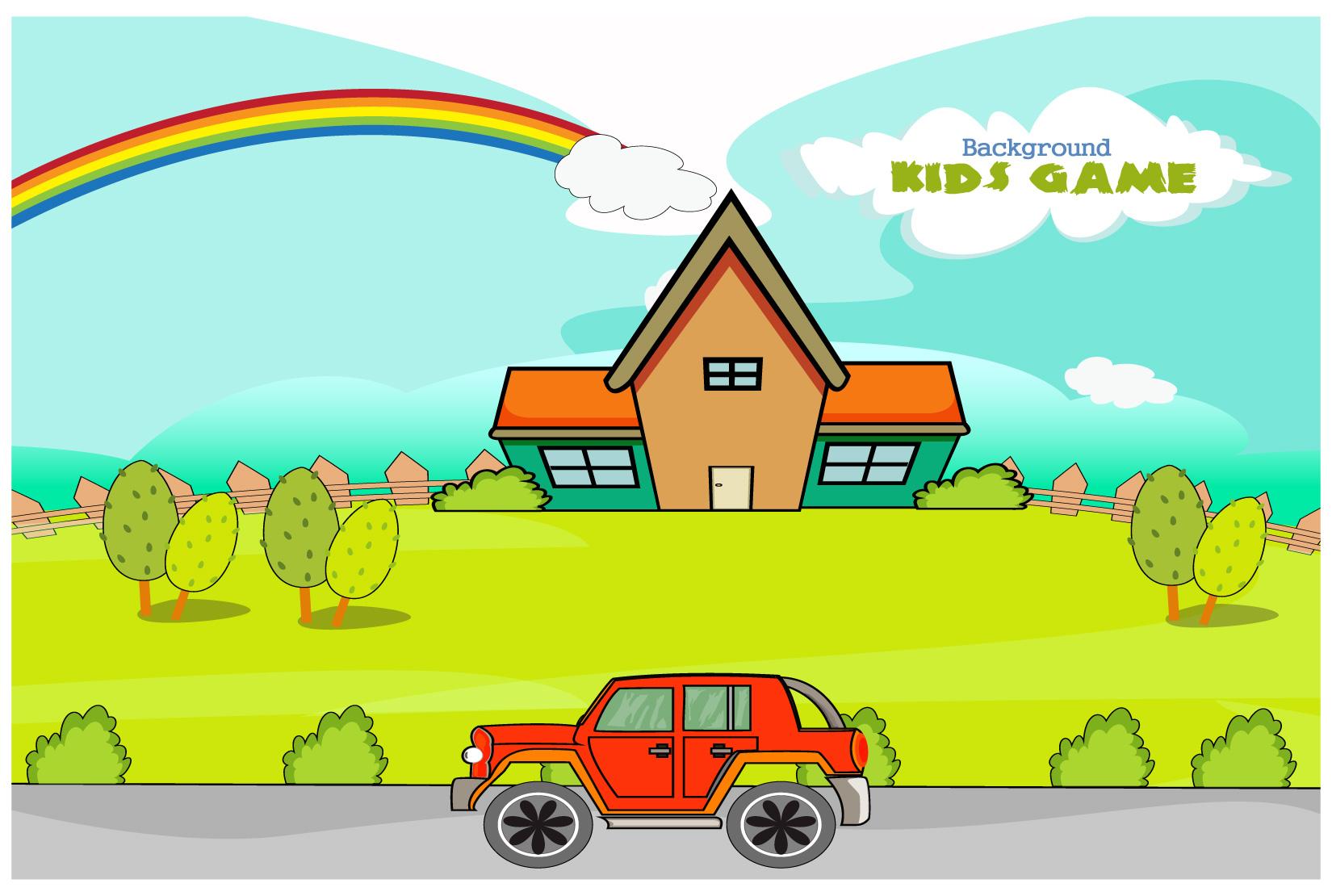 I will create 2d game background