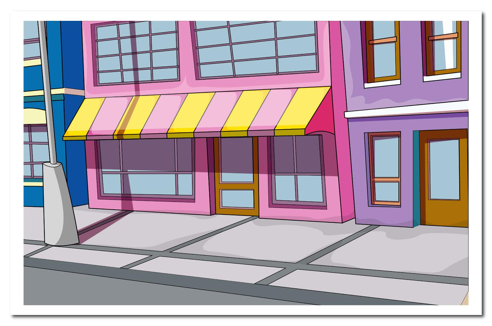 I will create a cartoon background 2d for a game or 2d animation