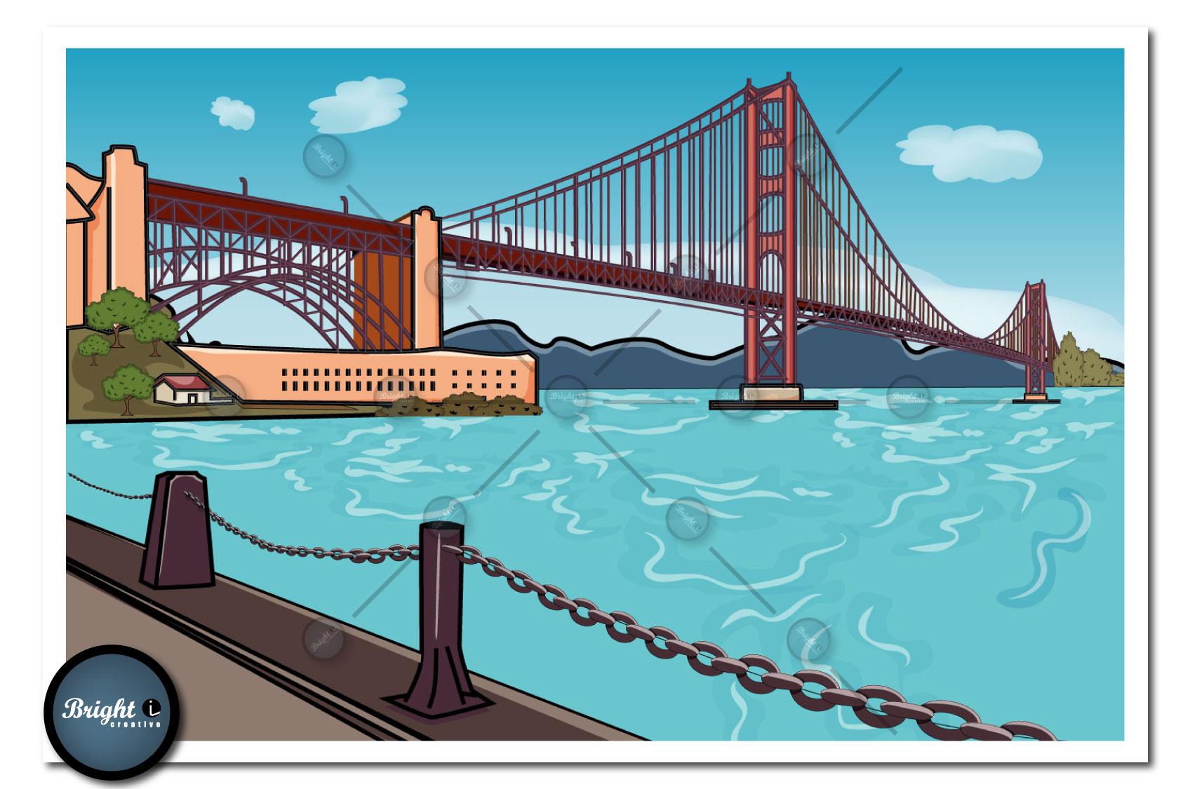 draw colorful 2d background art illustration cartoon vector tracing