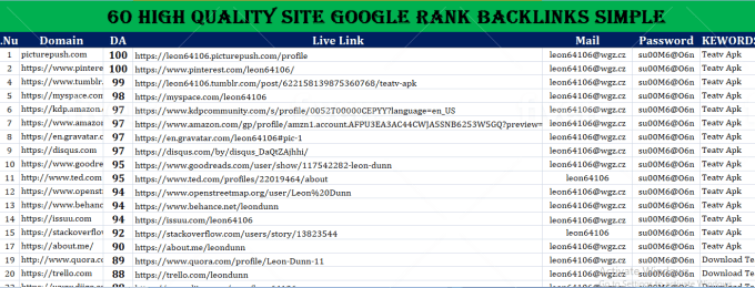 I will do 60 USA backlinks with high authority link building 24h