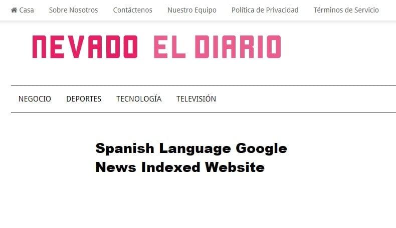 Write and Publish rticle on Spanish Site nevadoeldiario.com