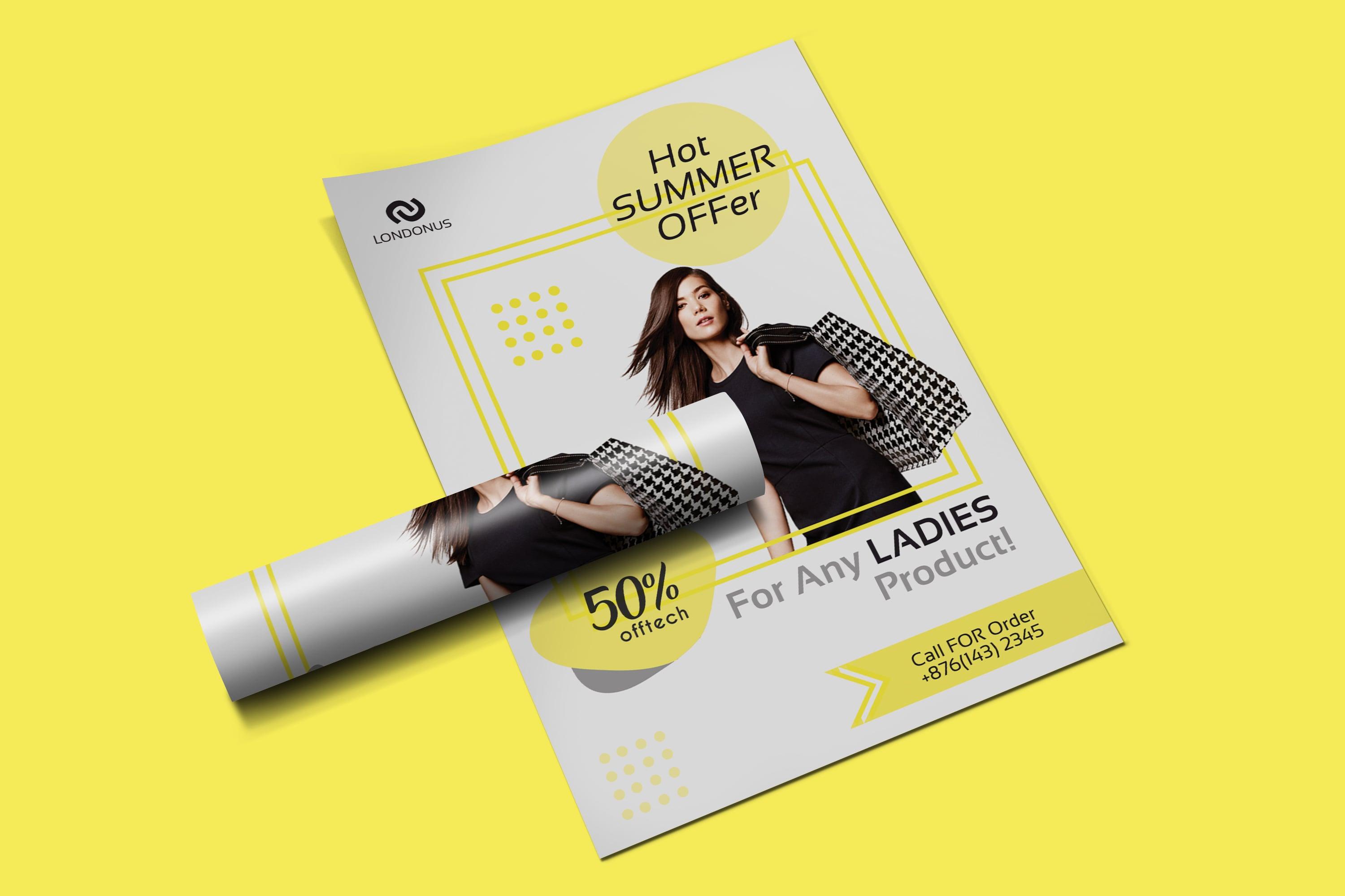 I will do professional flyer design with unlimited revision 