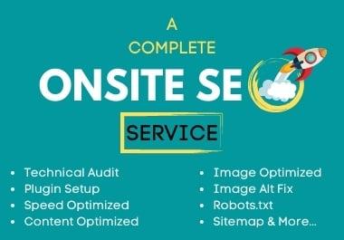 Complete Onpage SEO and Technical SEO Service - Yoast SEO & Google Index