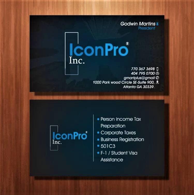 Create Your Business Card, complimentary card 