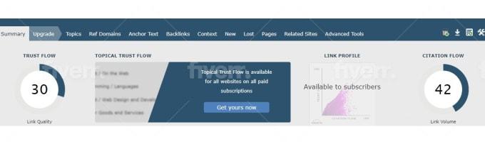 I will increase majestic trust flow 20 plus guaranteed