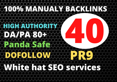  24 Hours Delivery 40 Dofollow High Authority Profile Backlinks