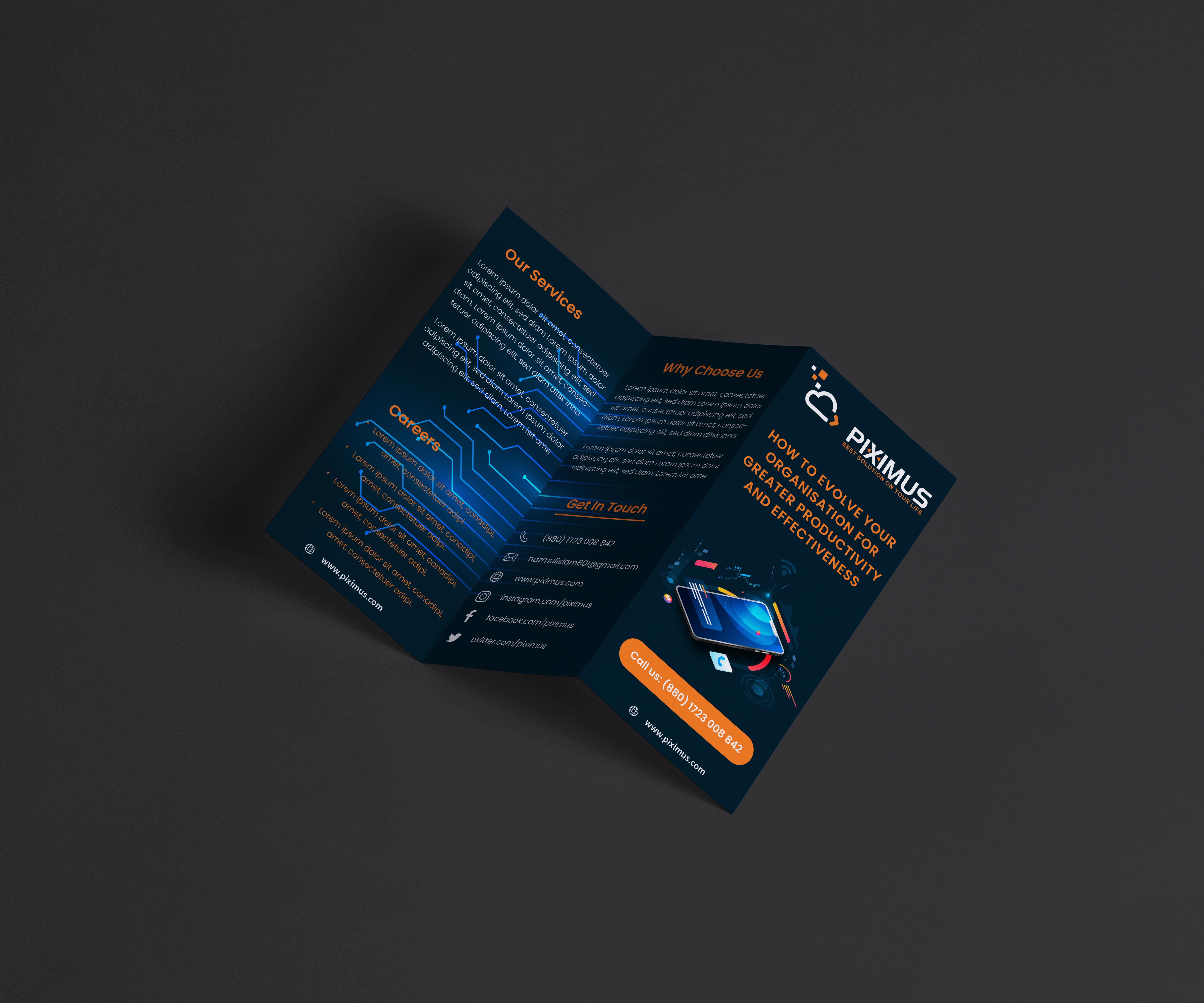 I will provide the best professional Brochure, Tri Fold Brochure Design