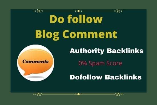 make 300 high quality backlinks using blog comments