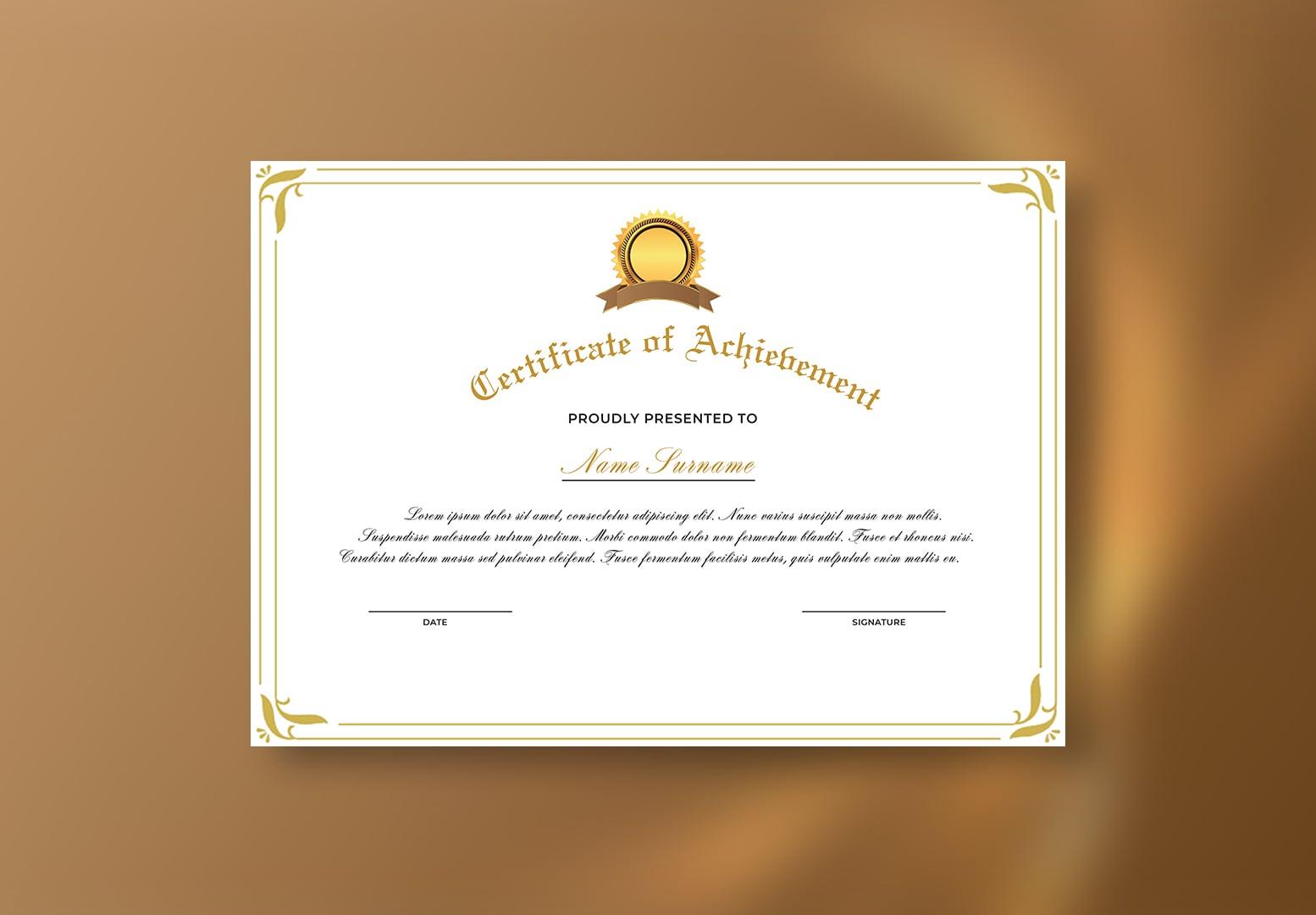 I can prepare diversity of Certificate designs within 24 hours