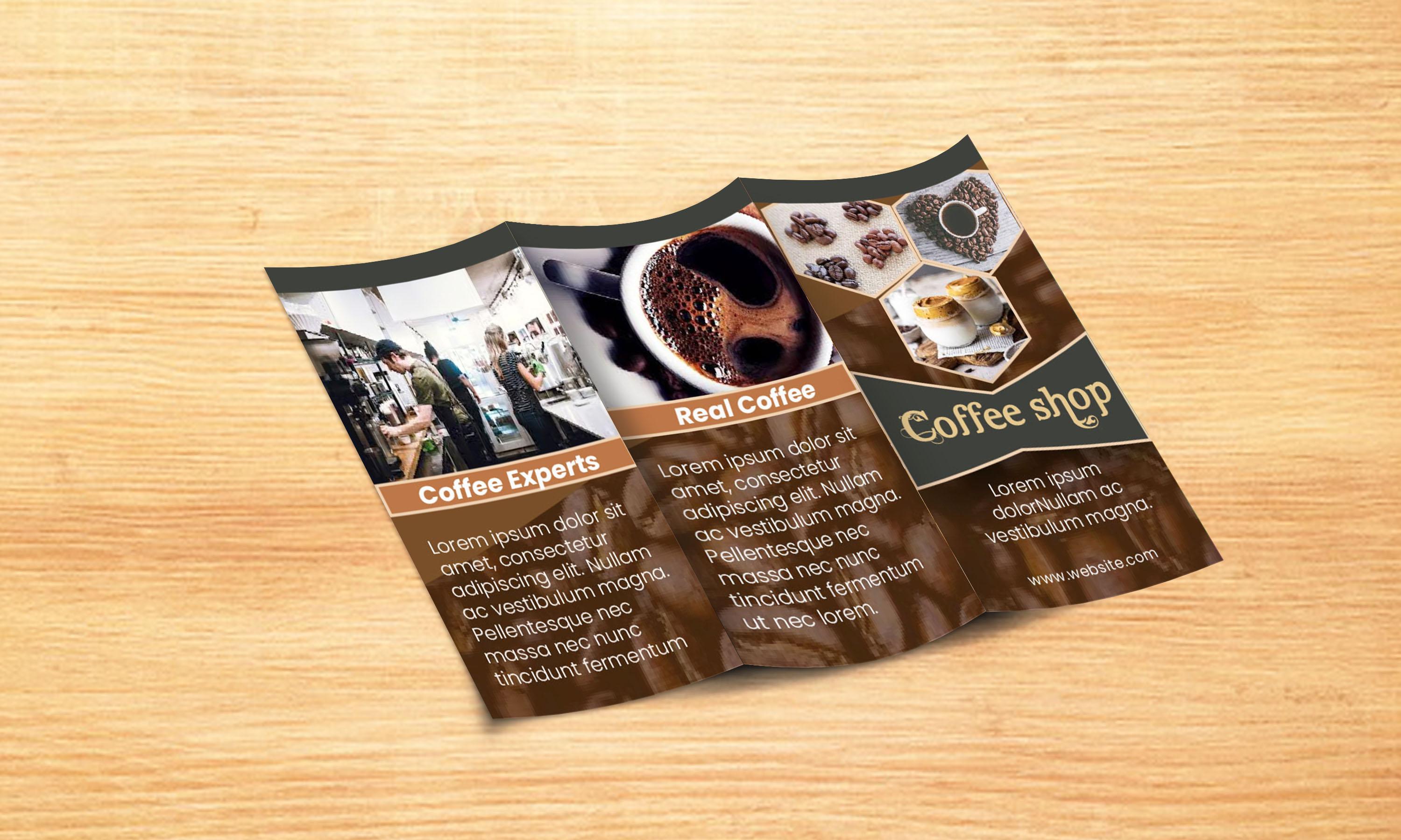 I can make eye-catching Trifold brochure designs within 24 hours