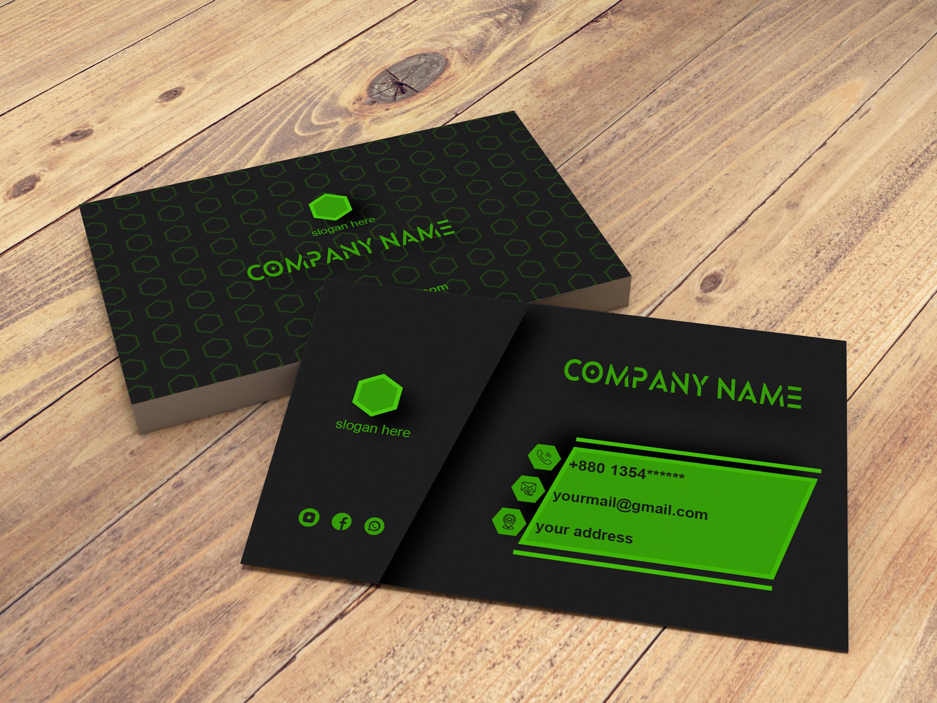 I'll create your premium Business Card within 24 hours.