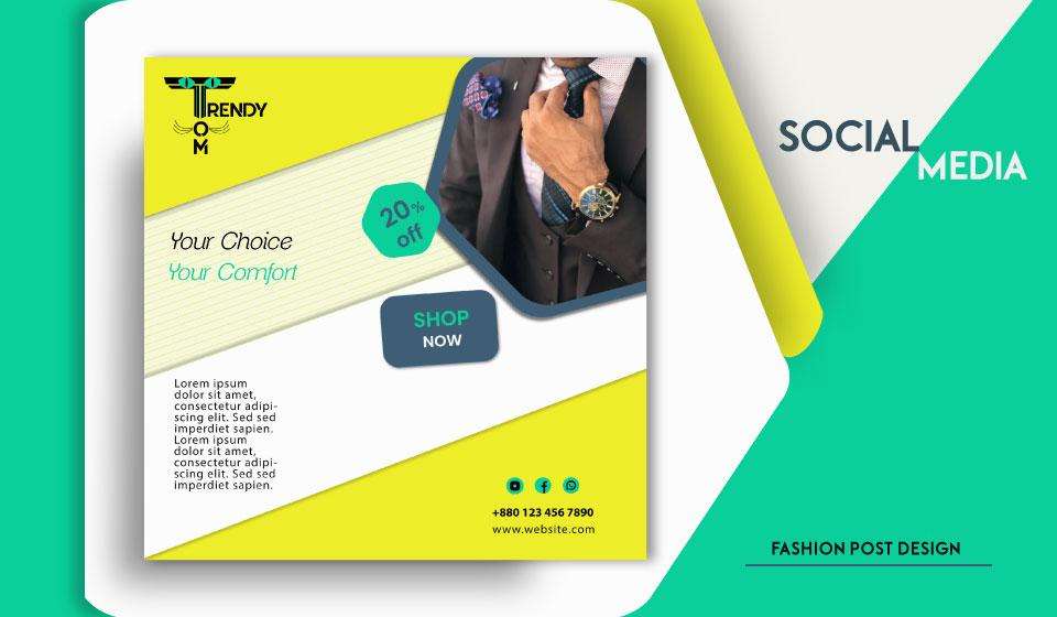 I can make eye-catching social media post within 24 hours