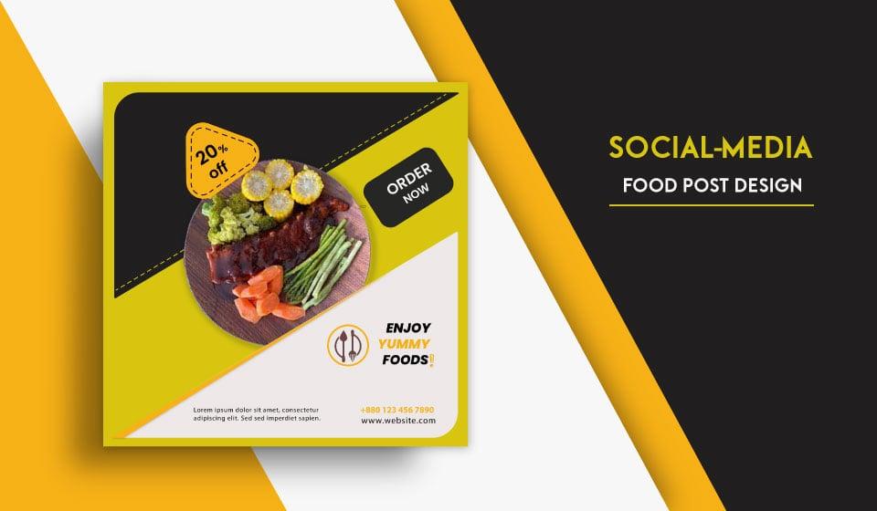 I can make eye-catching social media post within 24 hours