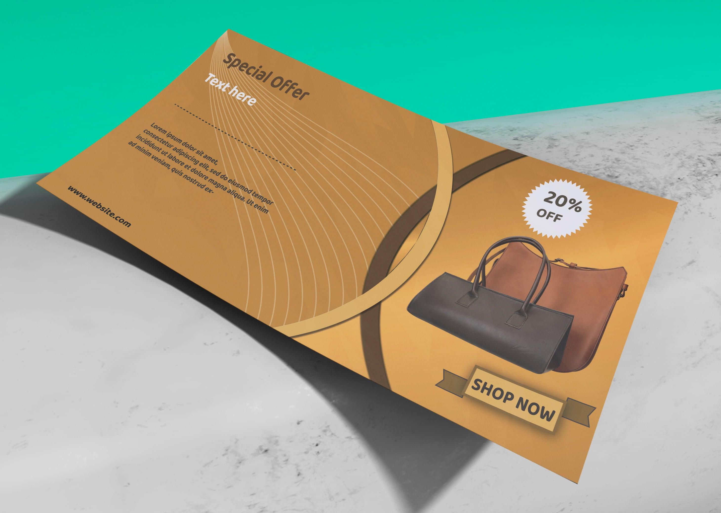 I can make eye-catching Flyers within 24 hours