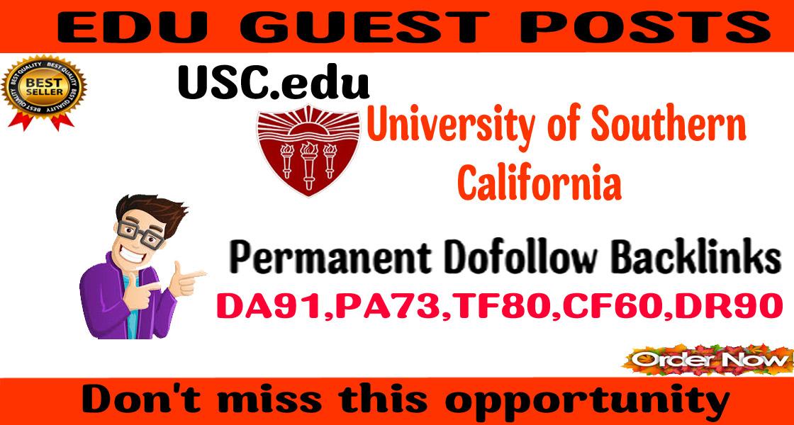 I will provide guest post on USA education website DA91&DR90