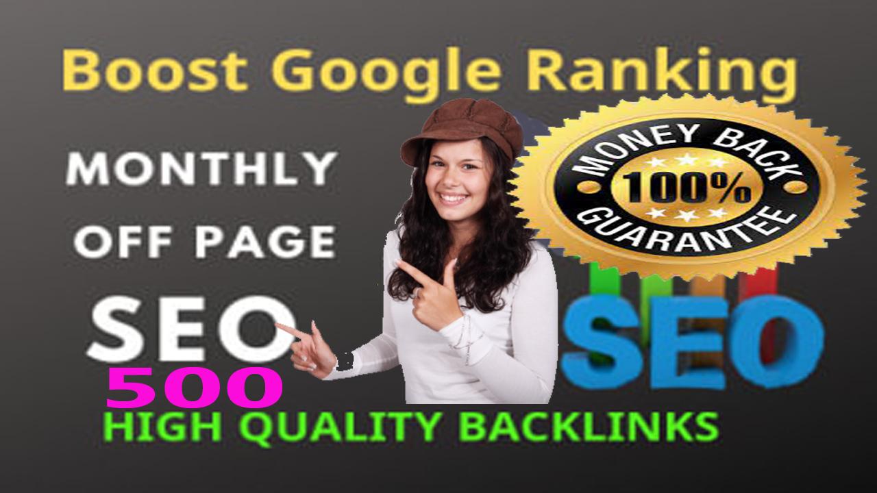 All In One Off-Page SEO Package Quality Backlinks 2021 google ranking