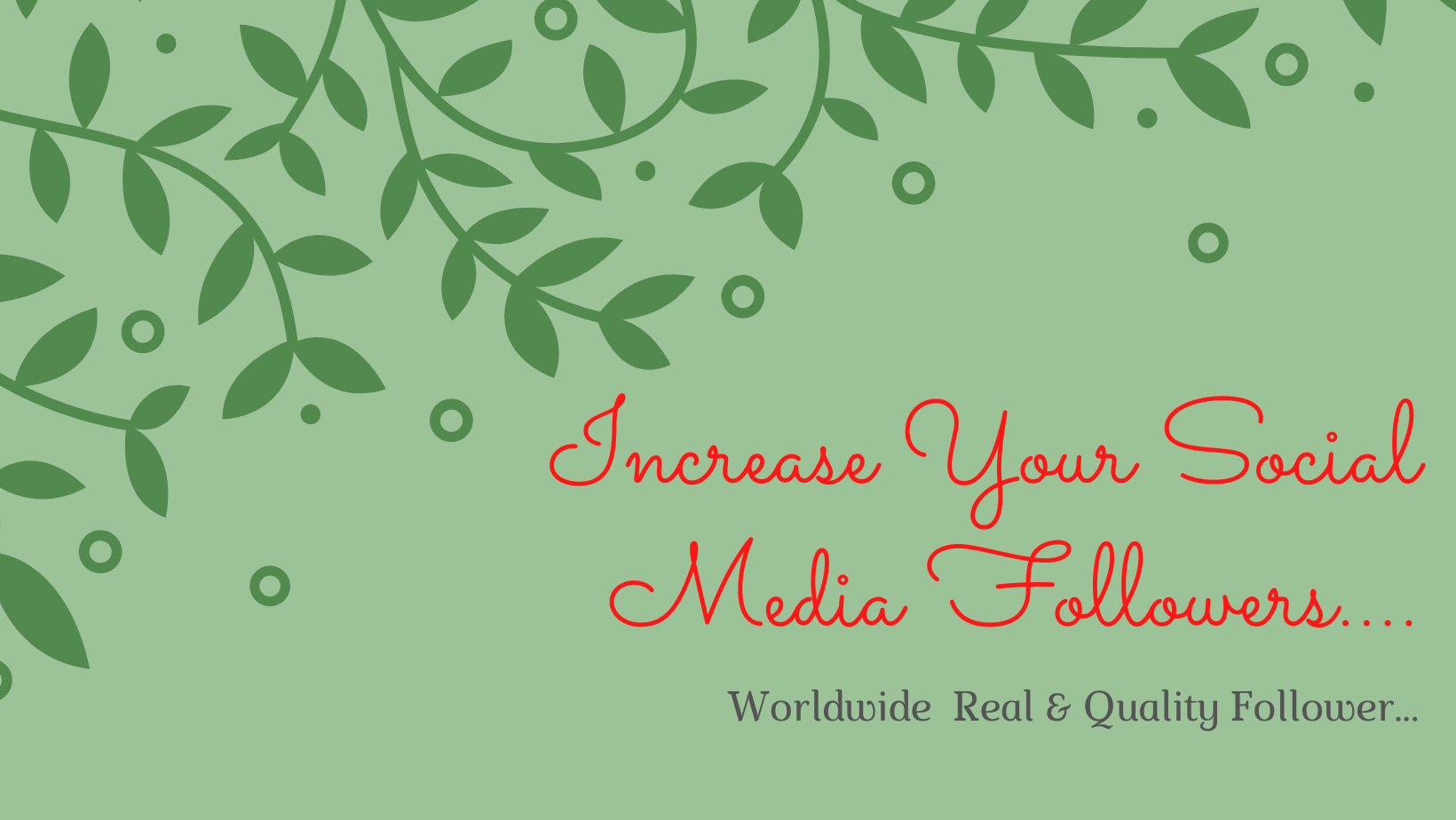 Increase social media follower and page reach organically and Growth your Business 