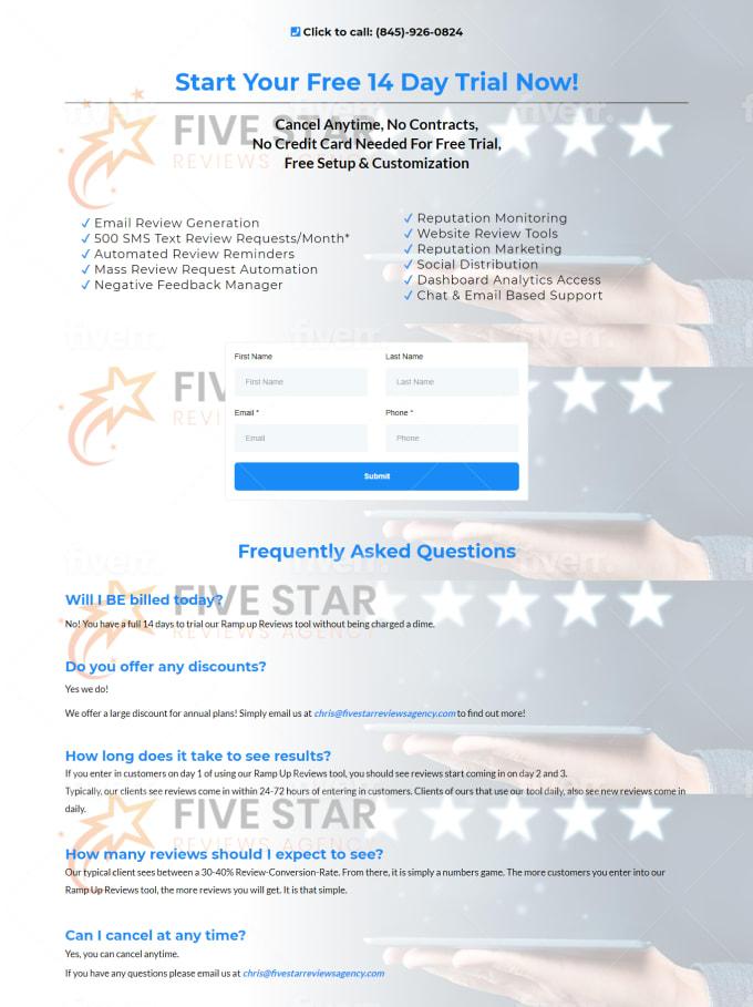 I will build gohighlevel sales funnel website automation and go high level landing page