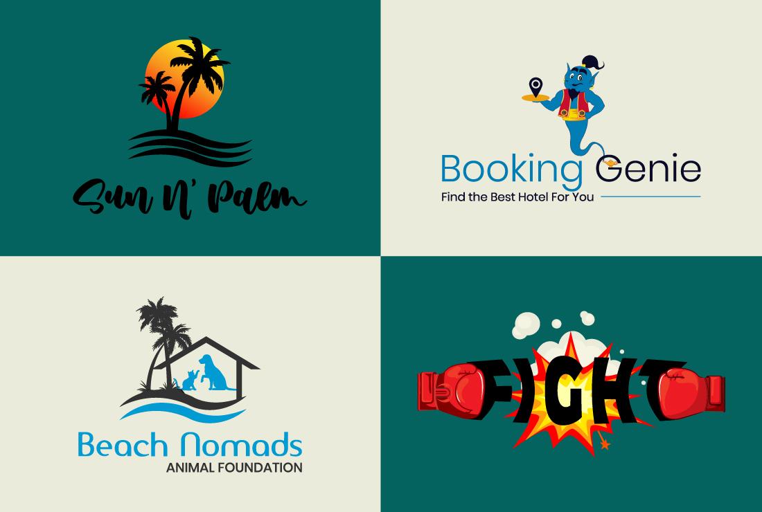 I will do modern minimalist unique business logo with full copyright