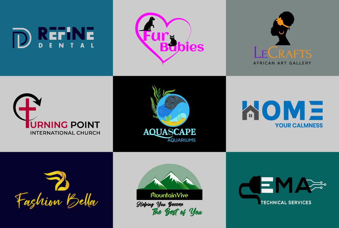 I will do modern minimalist unique business logo with full copyright