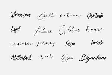 I will design handwriting, scripted, cursive, handwritten, typography, signature logo 