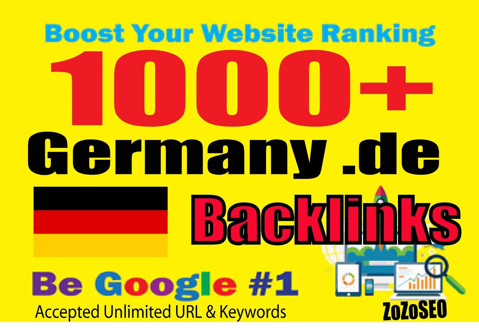 1000+ Germany .DE Backlinks From Local DE domains