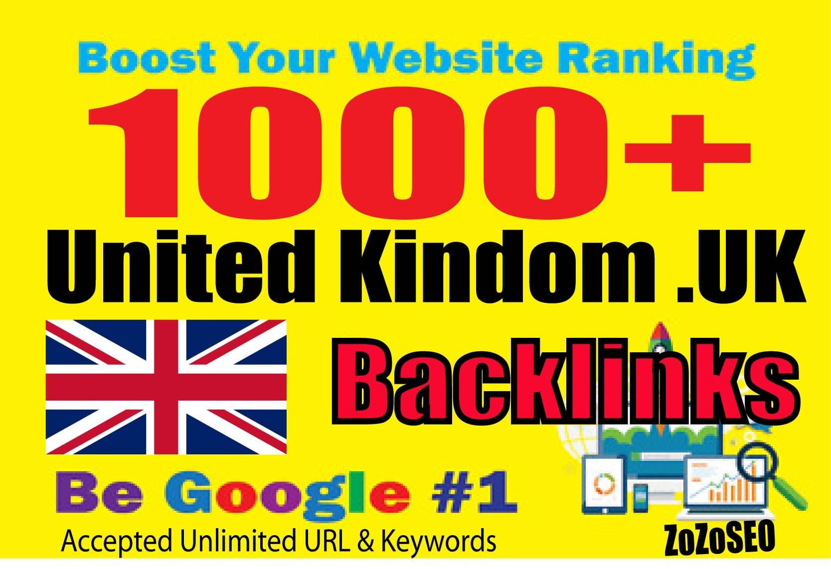 1000+ United Kingdom. UK Backlinks From Local UK domains
