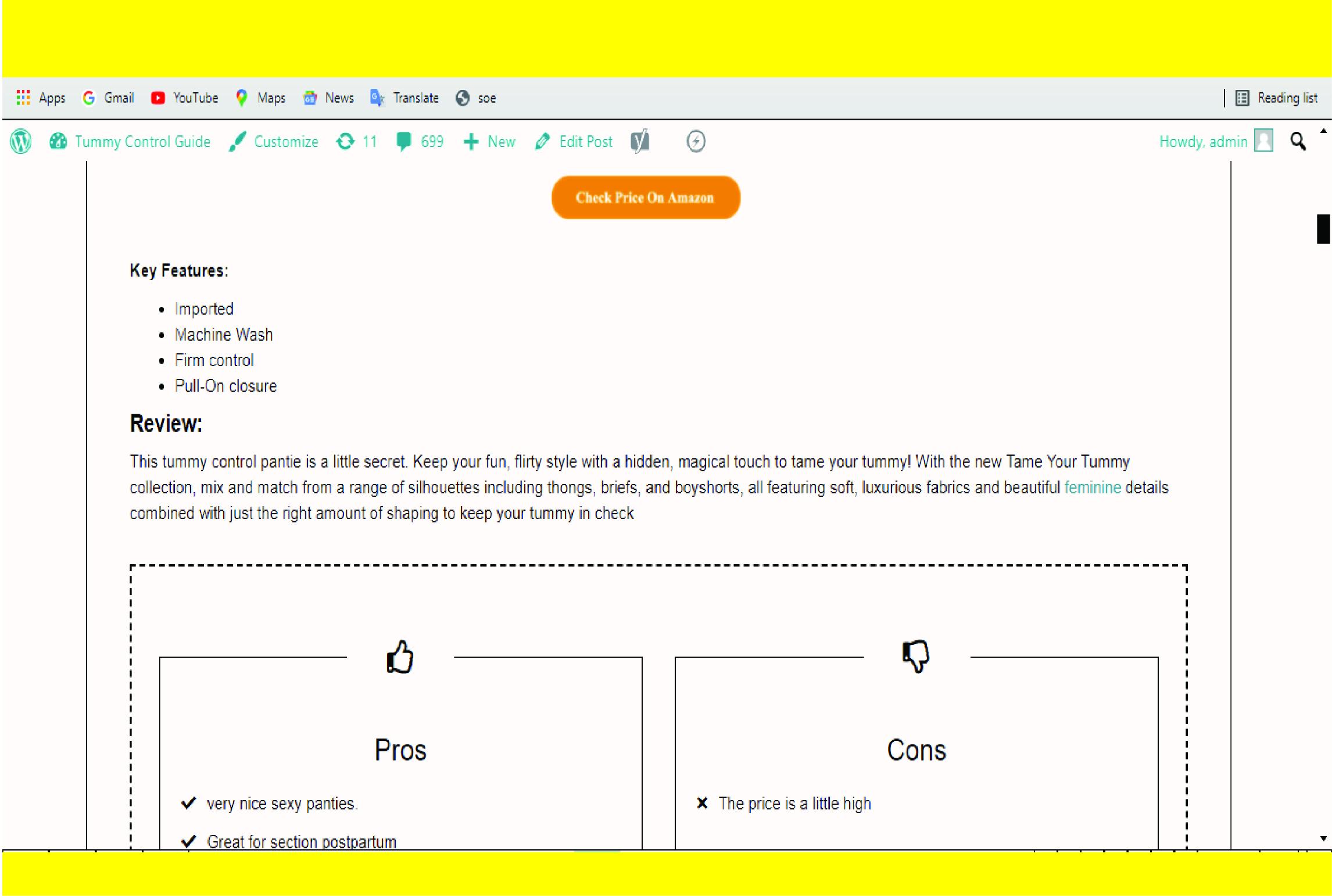 I will write 1000 words SEO friendly Amazon affiliate articles for your WordPress site