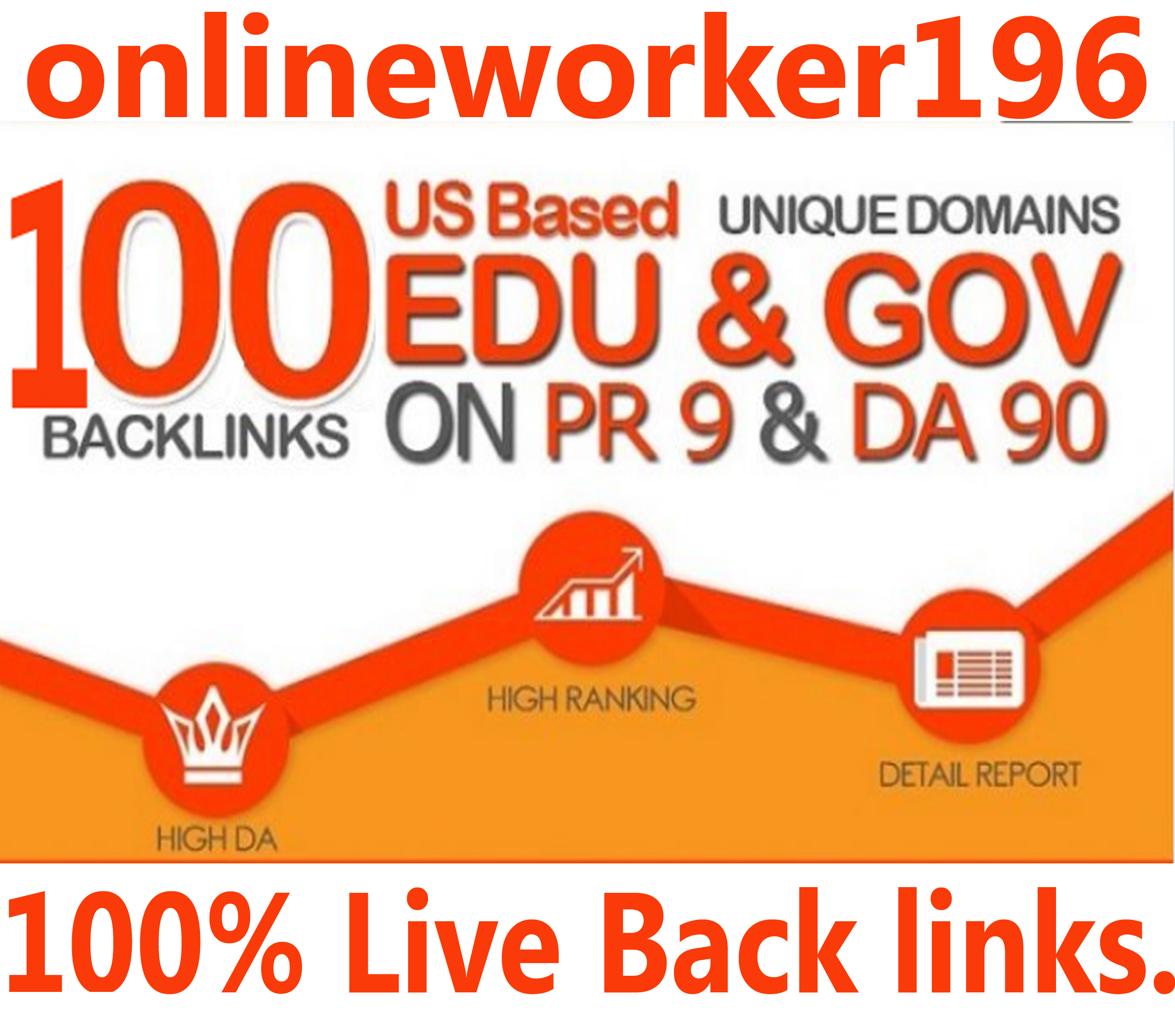 I will create 100 edu, gov backlinks