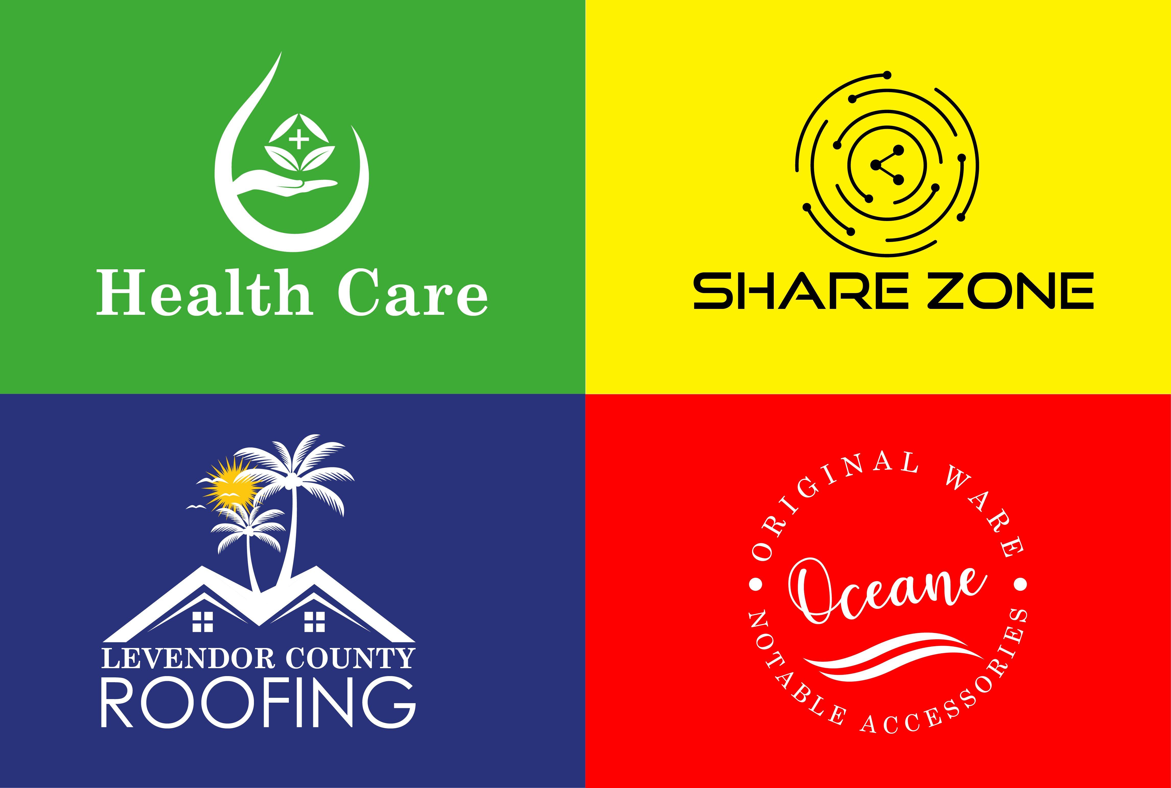 I will do minimalist creative typography logo design