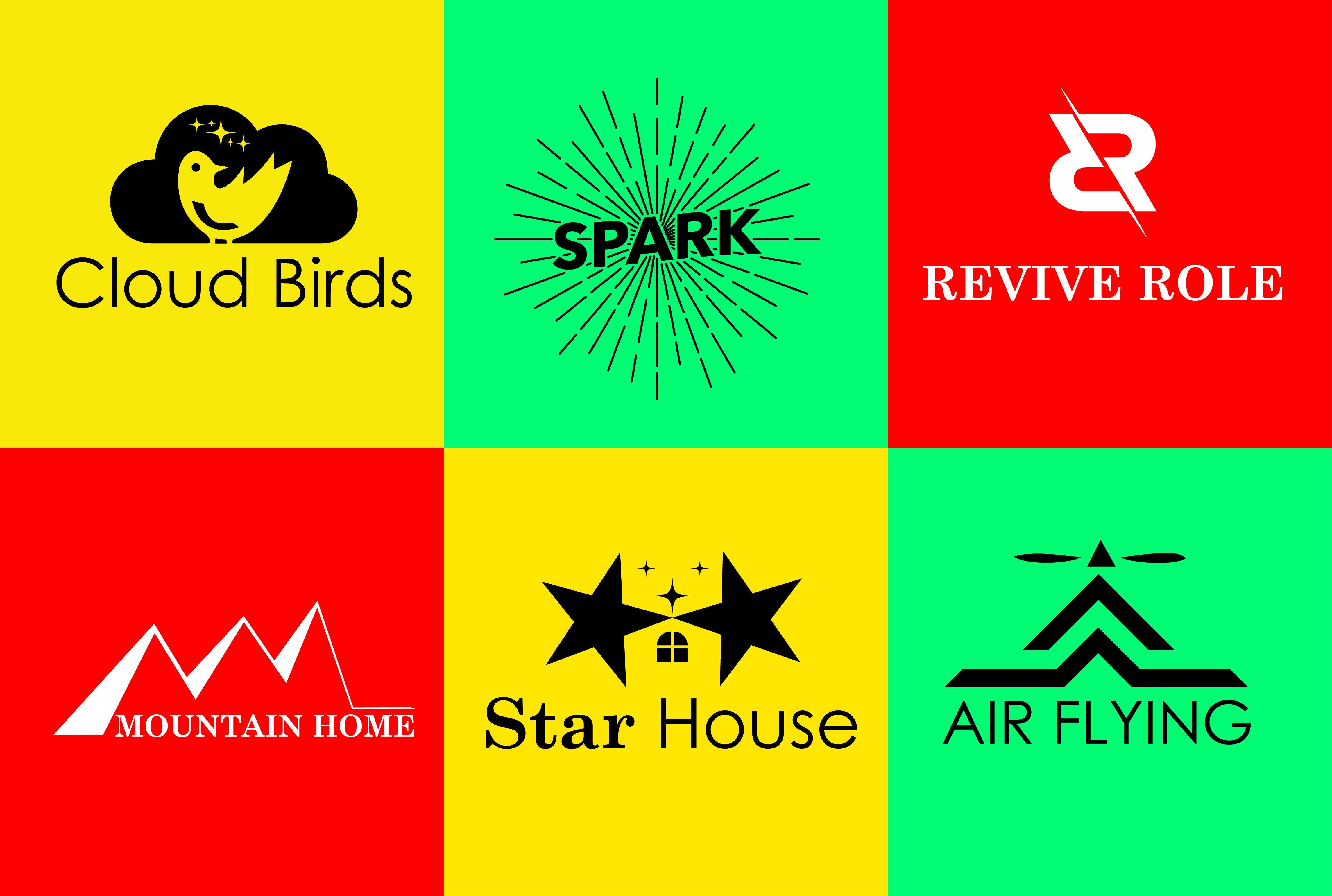 I will do minimalist creative typography logo design