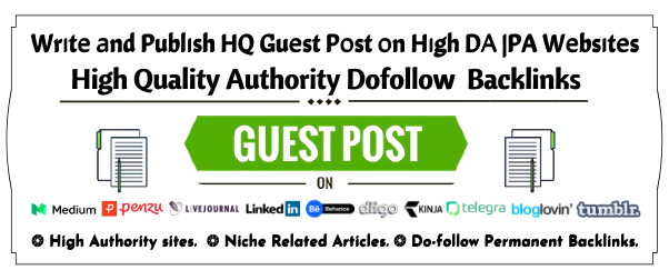 Firstly Indexable Guest post on Medium.com DA 95, PA 81 with High authority Permanent Backlinks