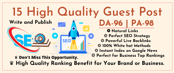 Firstly Indexable Guest post on Medium.com DA 95, PA 81 with High authority Permanent Backlinks