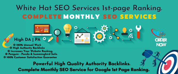 Ranking on 1st Page - Monthly SEO Service with HQ Authority Backlink - Affordable SEO Packages