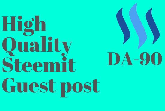 I will write and publish do guest posting on steemit.com